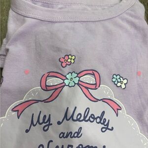Sanrio Lavender Kuromi and My Melody Tee